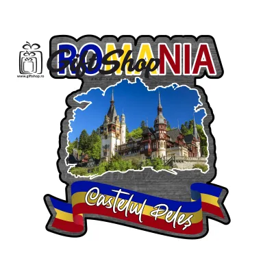Castelul peles romania, magnet frigider mgs163